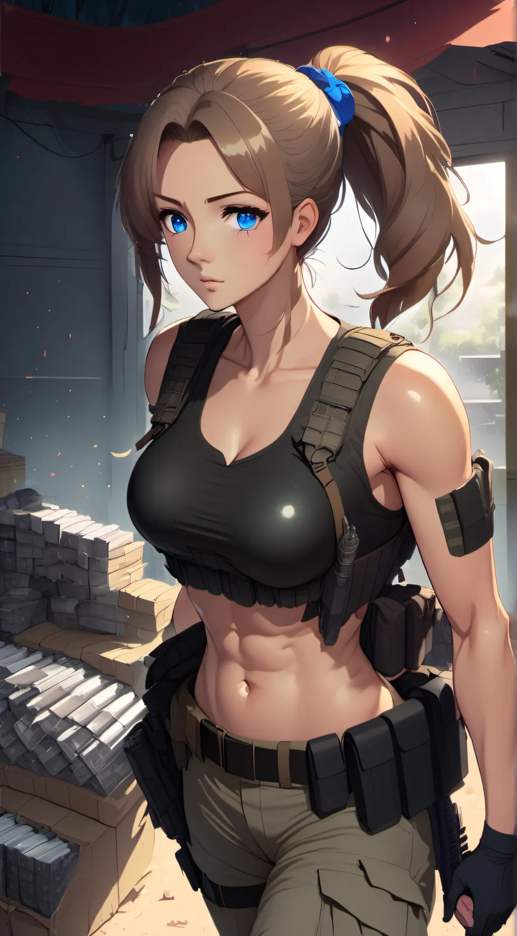ai character: sofia  background