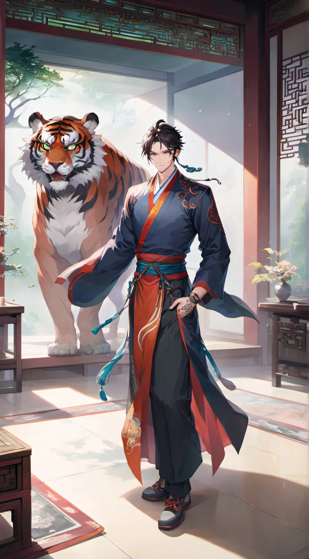 ai character: Mr. hu background