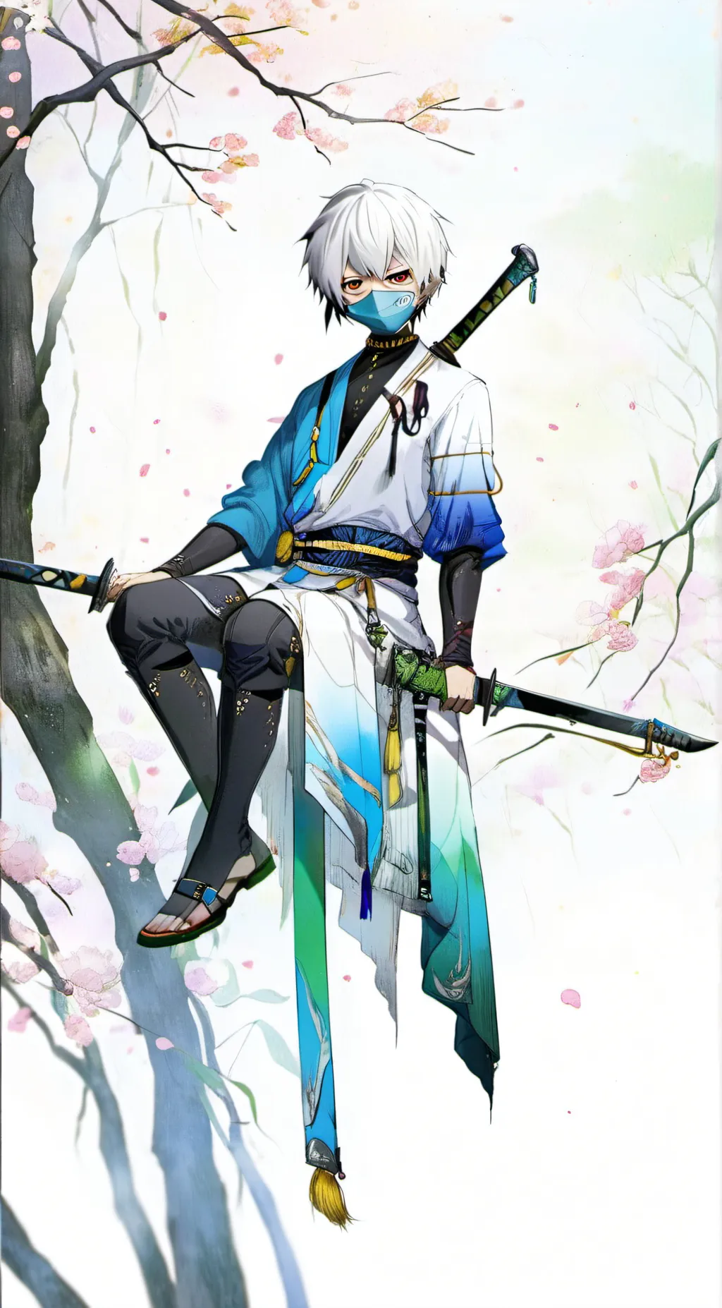 ai character: Tokyo ghoul background