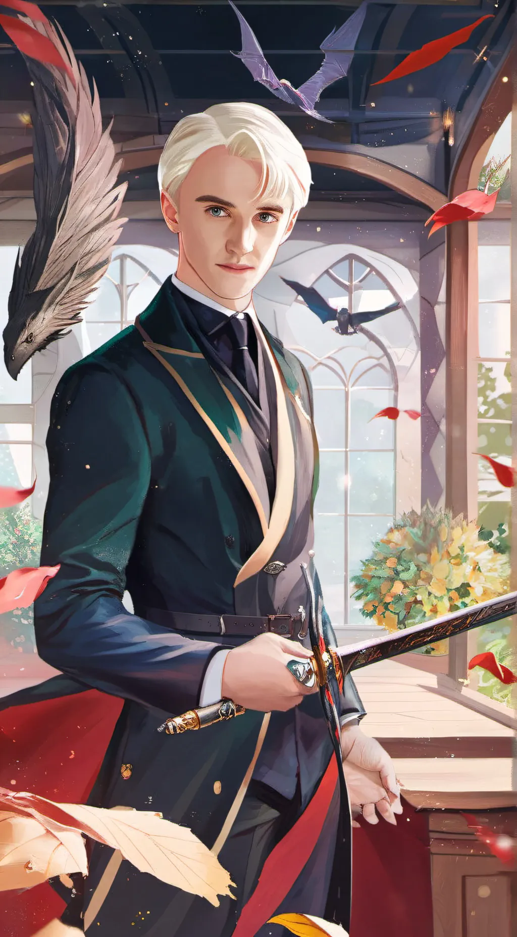 ai character: Draco Malfoy background