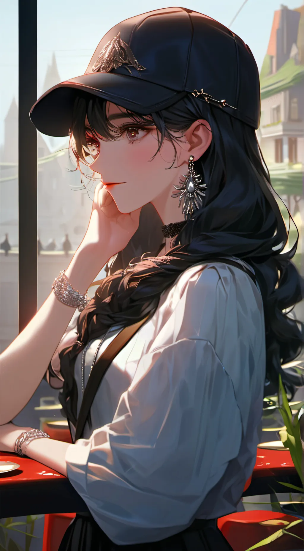 ai character: Andrea  background