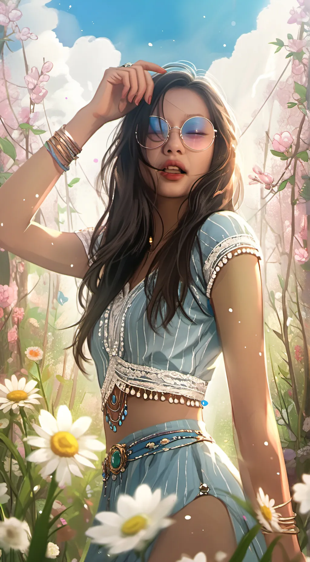 ai character: lily background