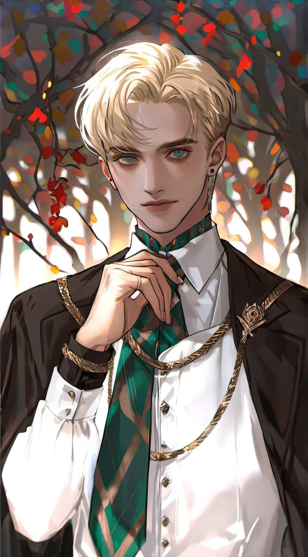 ai character: Draco Malfoy  background