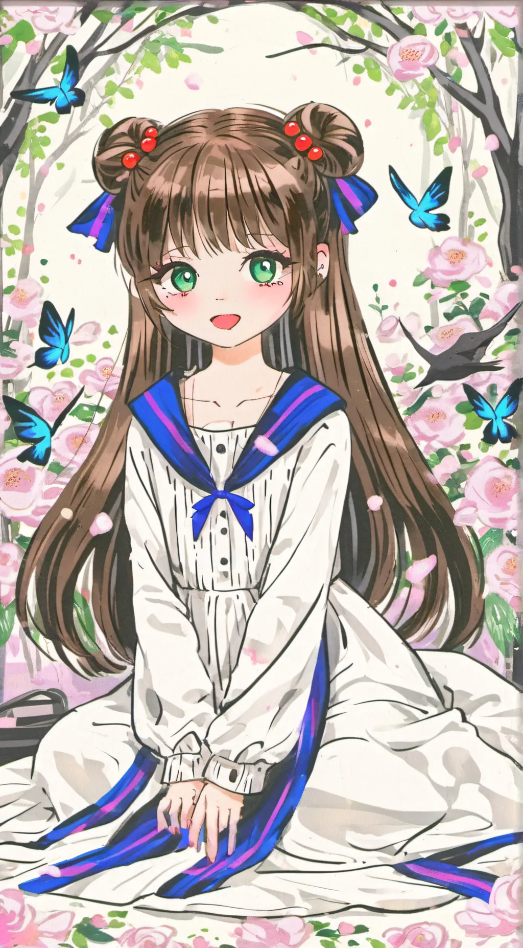 ai character: aither background