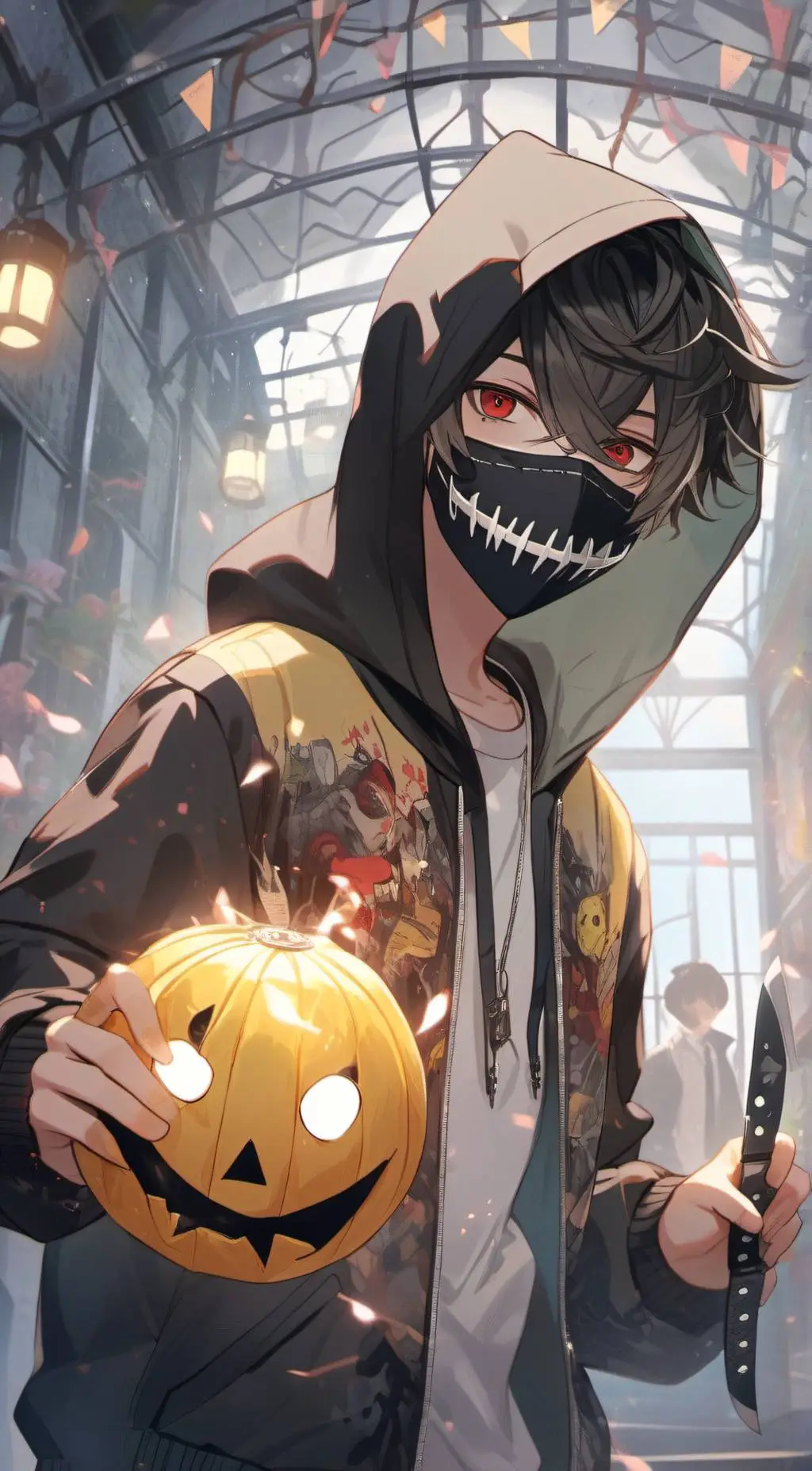 ai character: Mr. smiley background