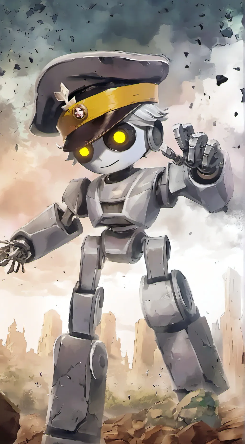 ai character: N and Uzi background