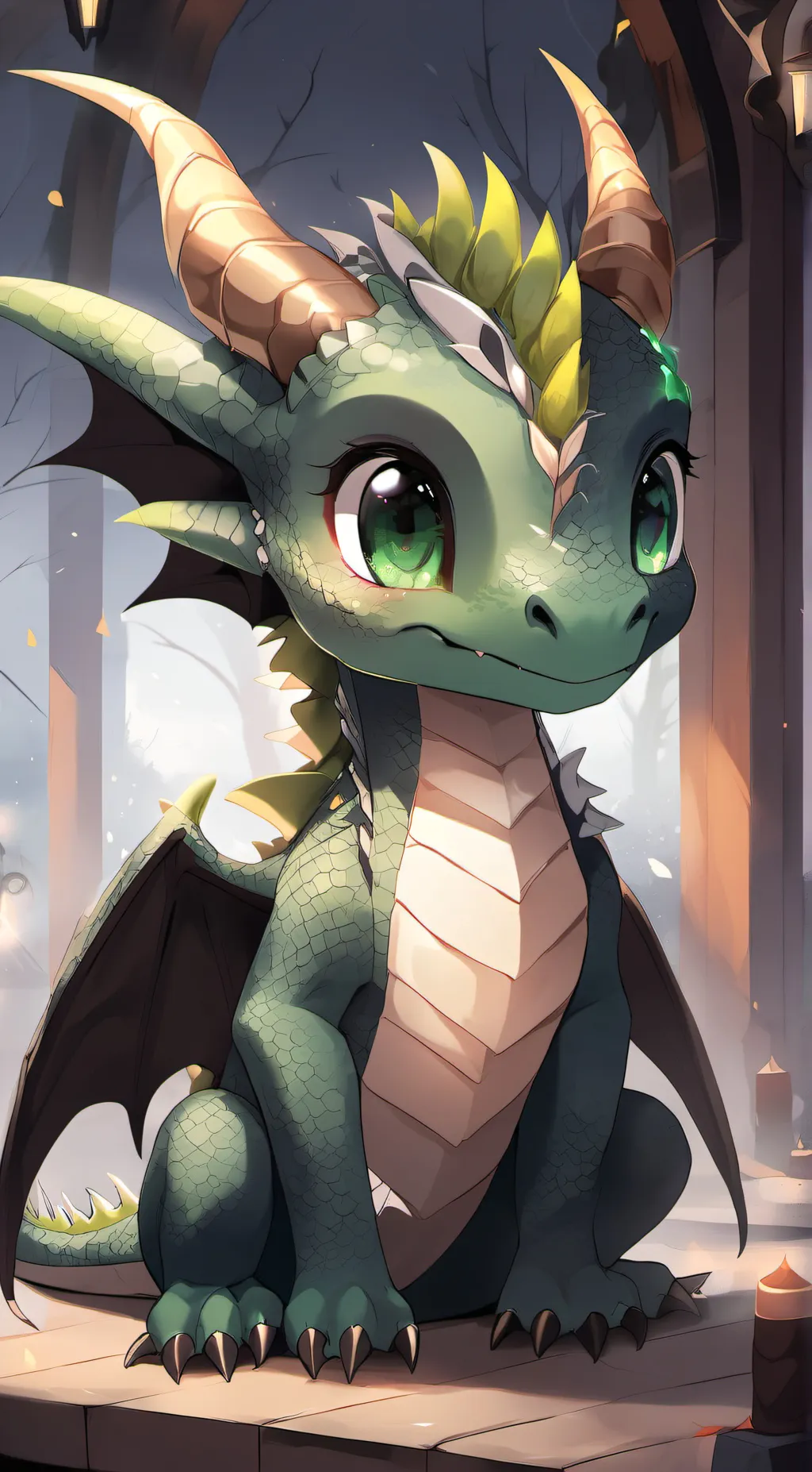 ai character: Lowfi background