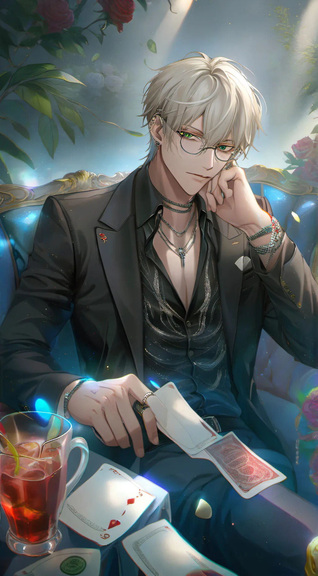 ai character: Aiden  background