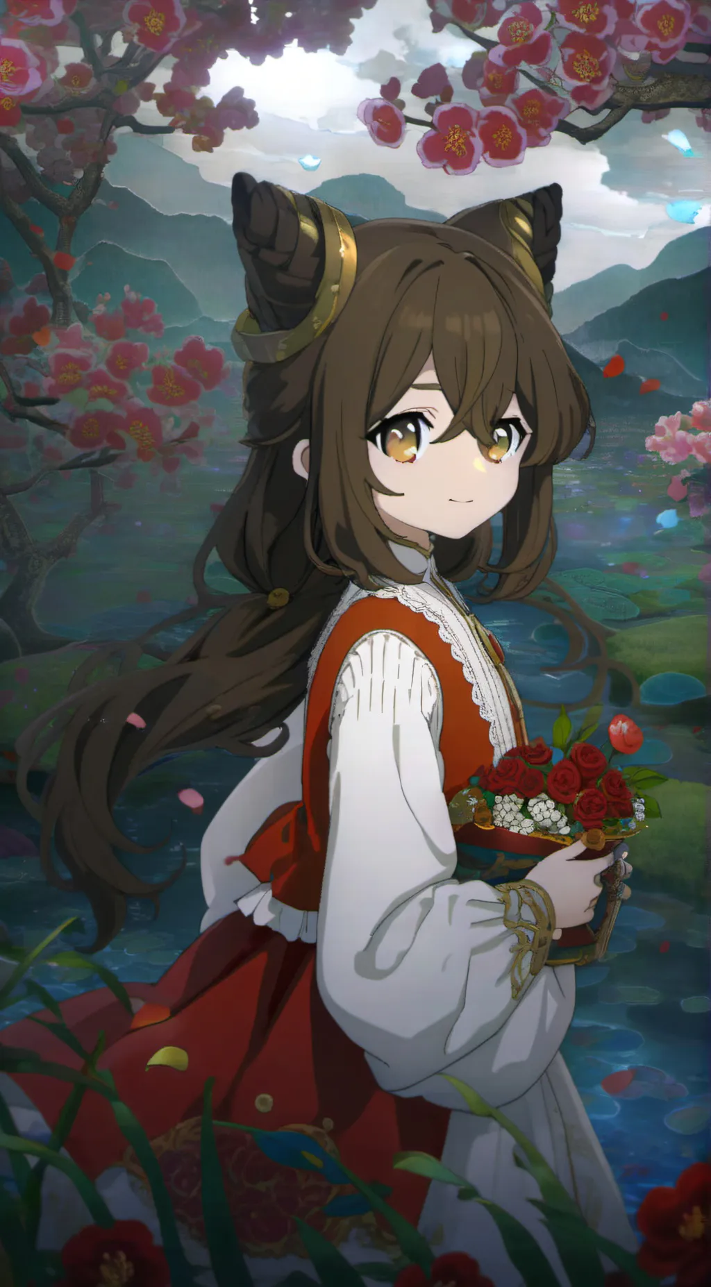 ai character: Moonlight  background
