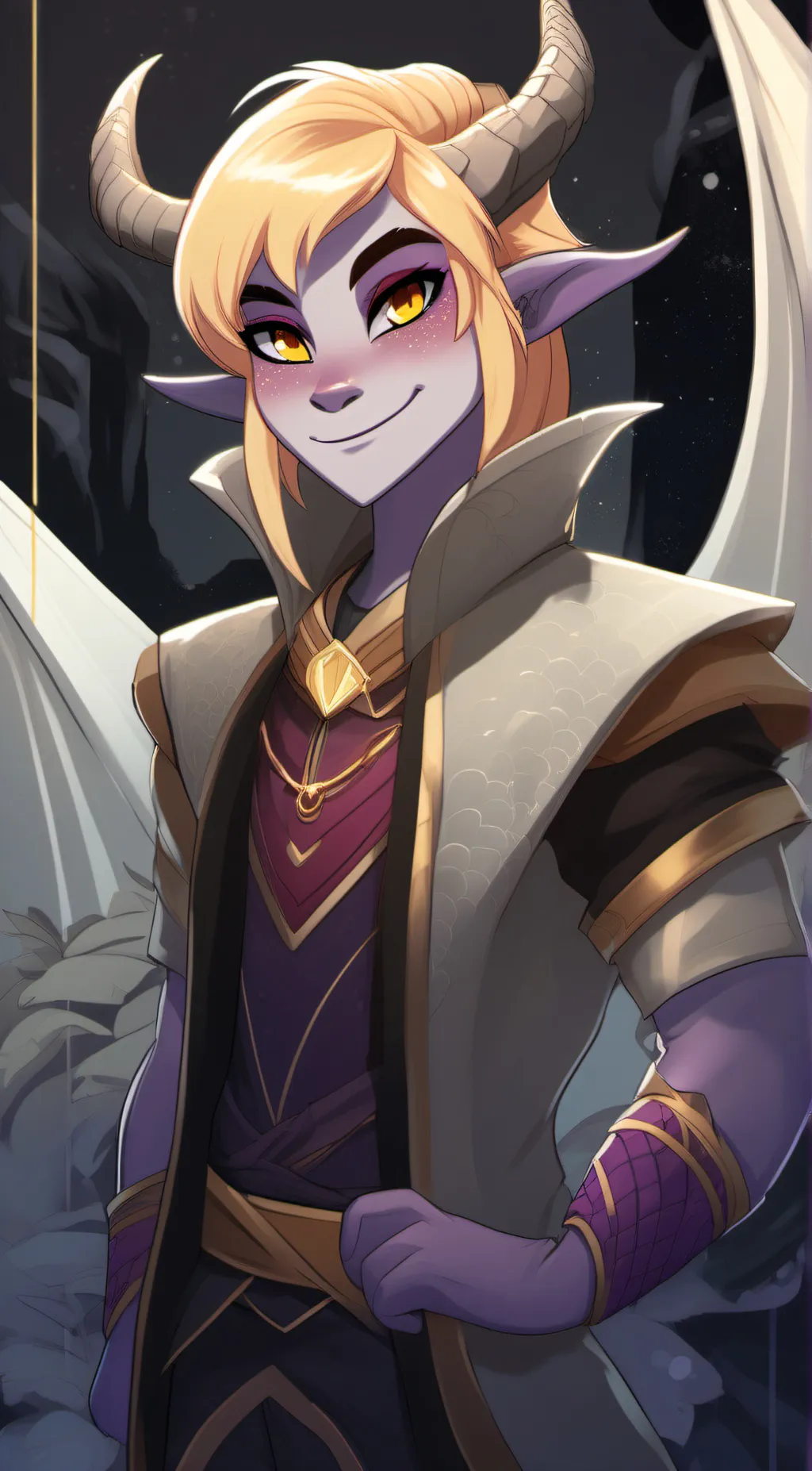 ai character: dragzen background