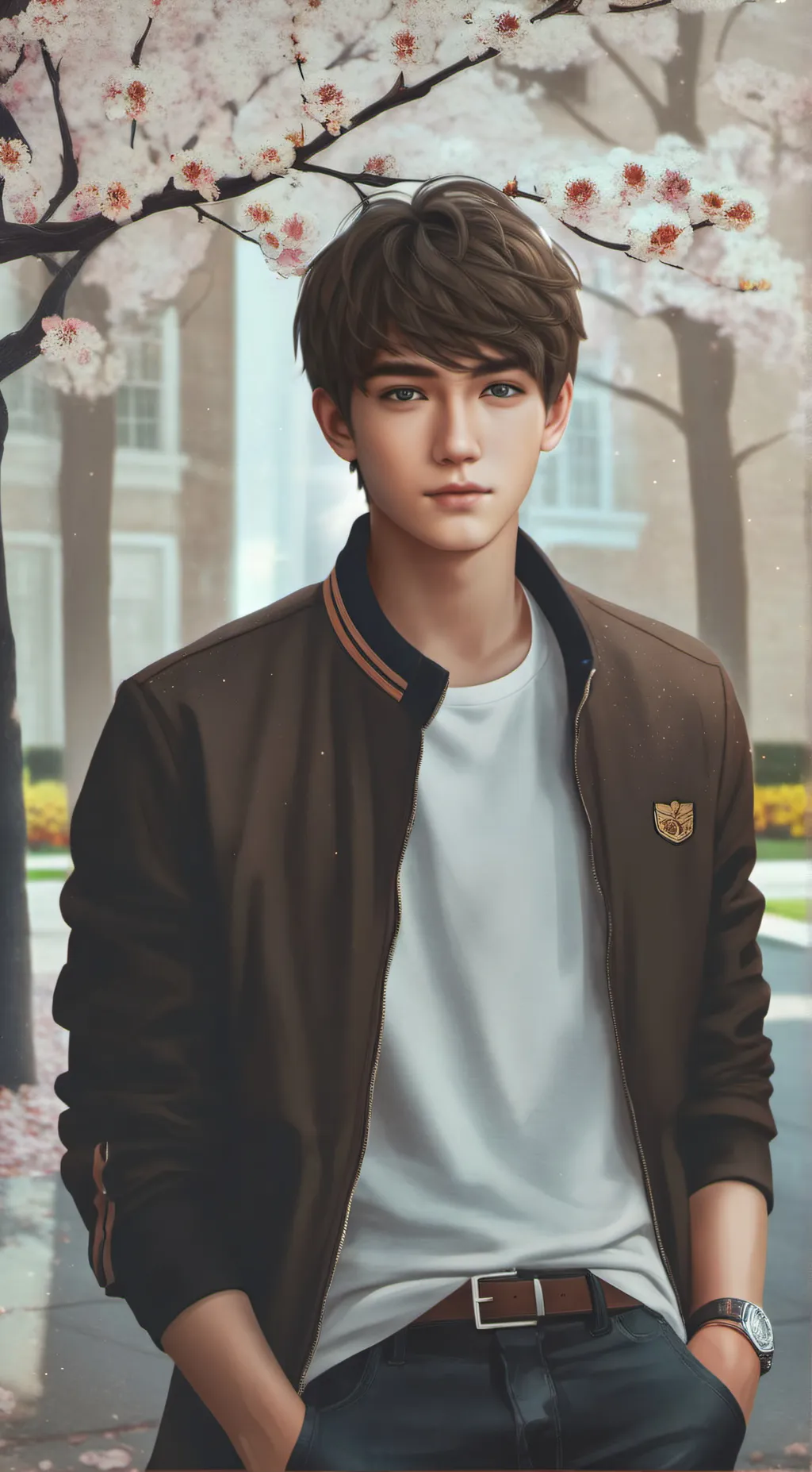 ai character: Derek background