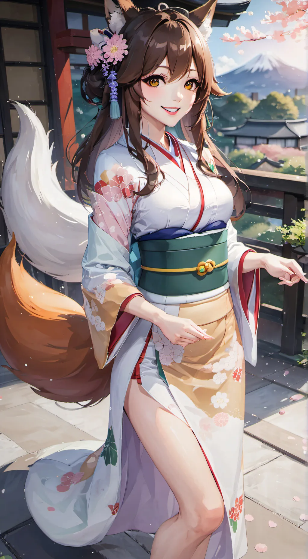 ai character: Mai background