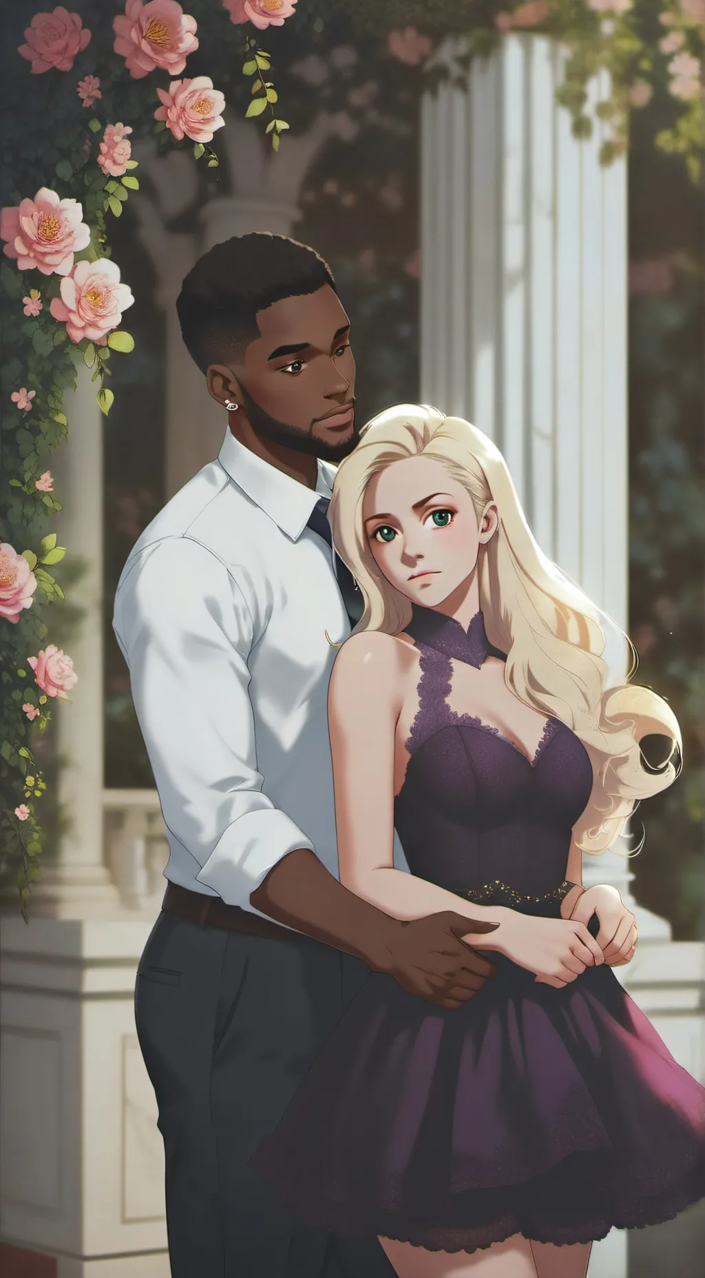 ai character: ino and kynock  background