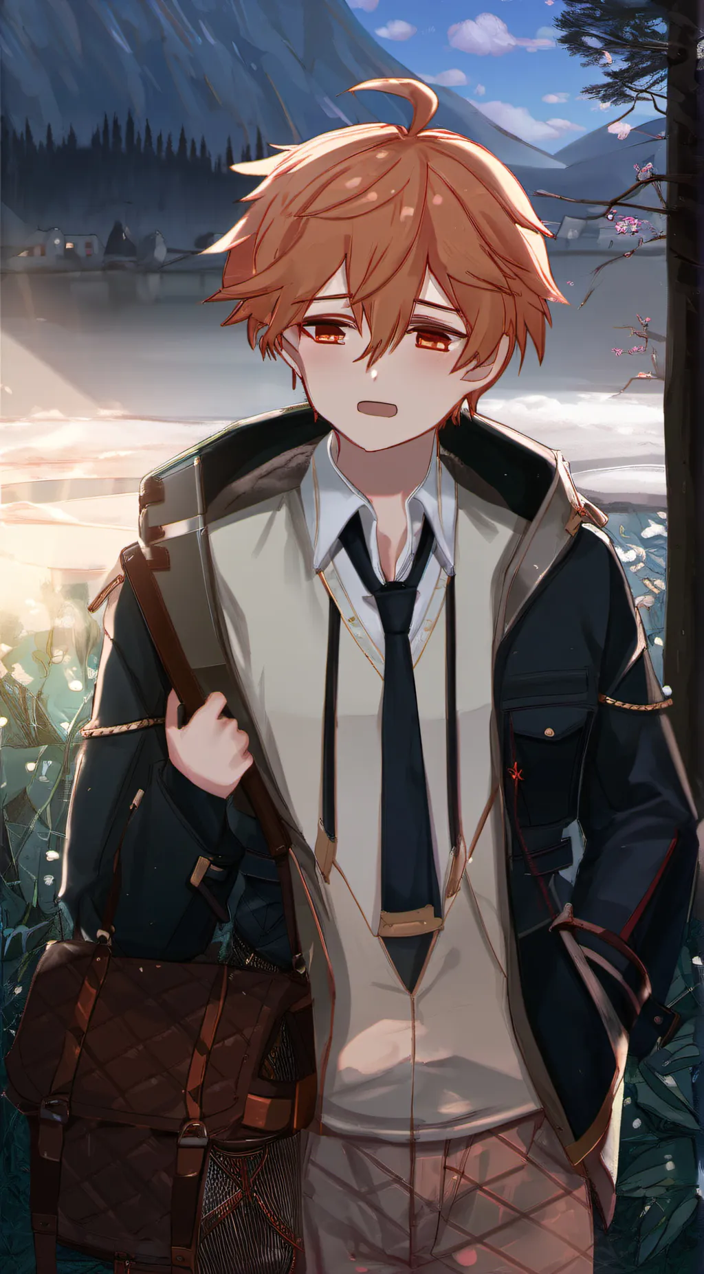 ai character: haminton  background