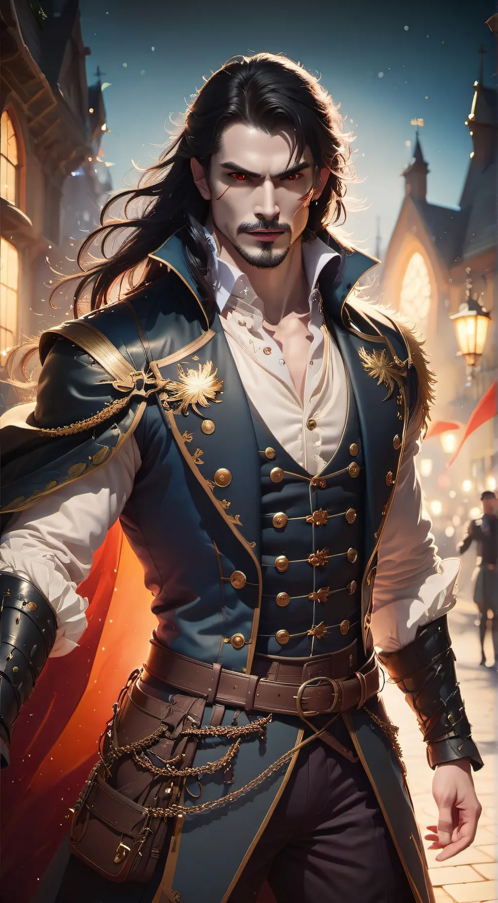 ai character: Dracula background