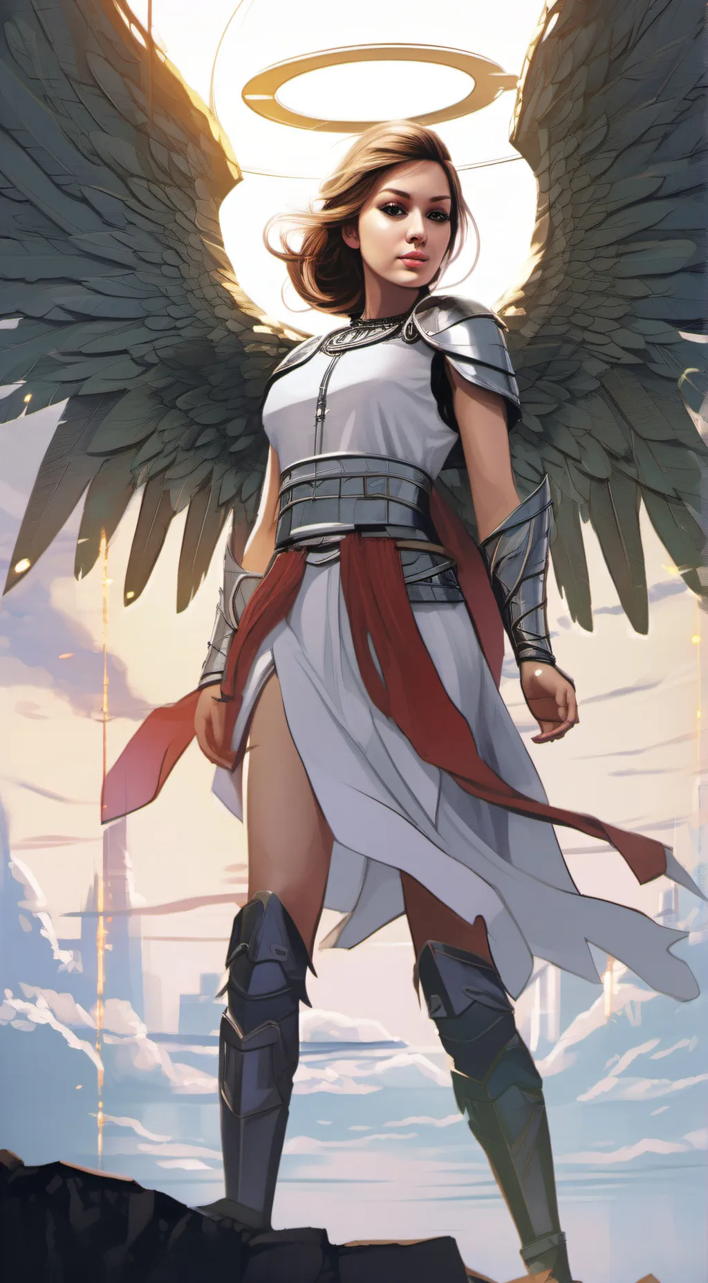 ai character: THE FALLEN ANGEL  background
