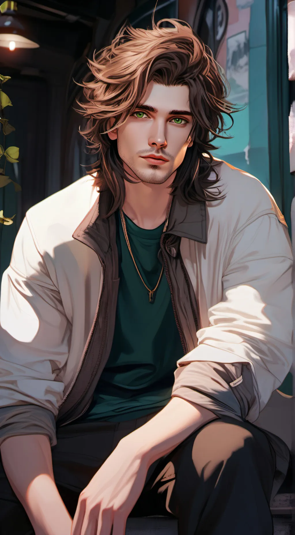 ai character: luca background