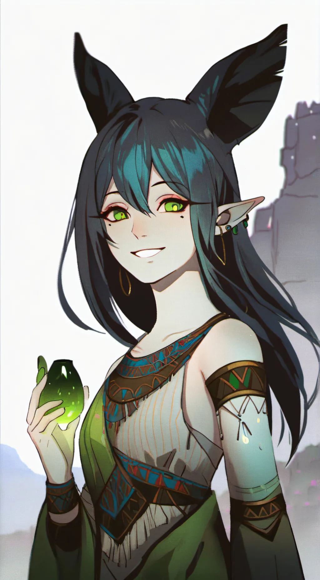 ai character: Aria background