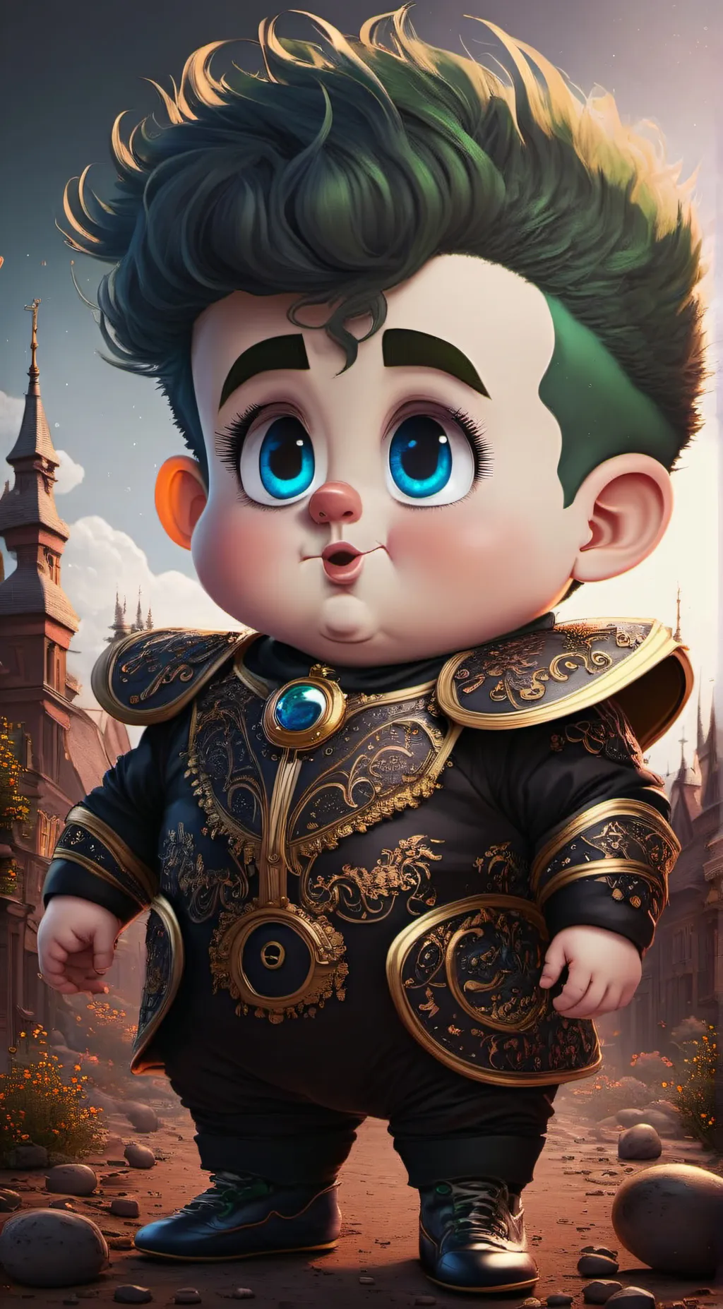 ai character: Venner background