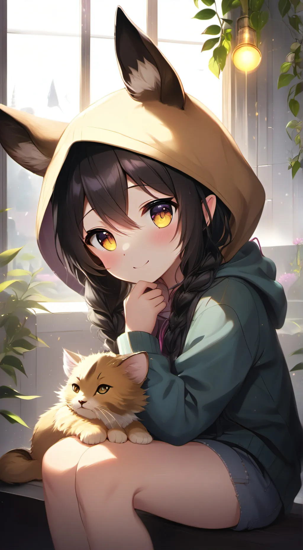 ai character: Tickle experiment  background