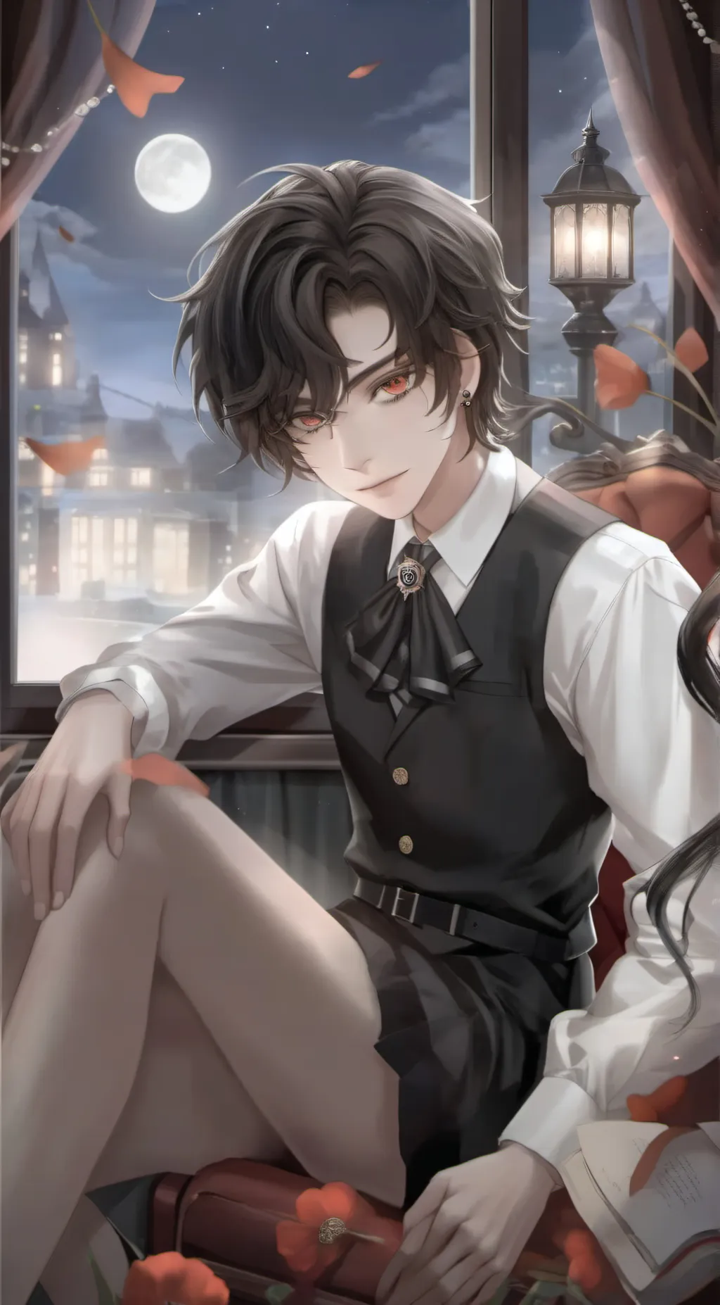 ai character: Aron  background