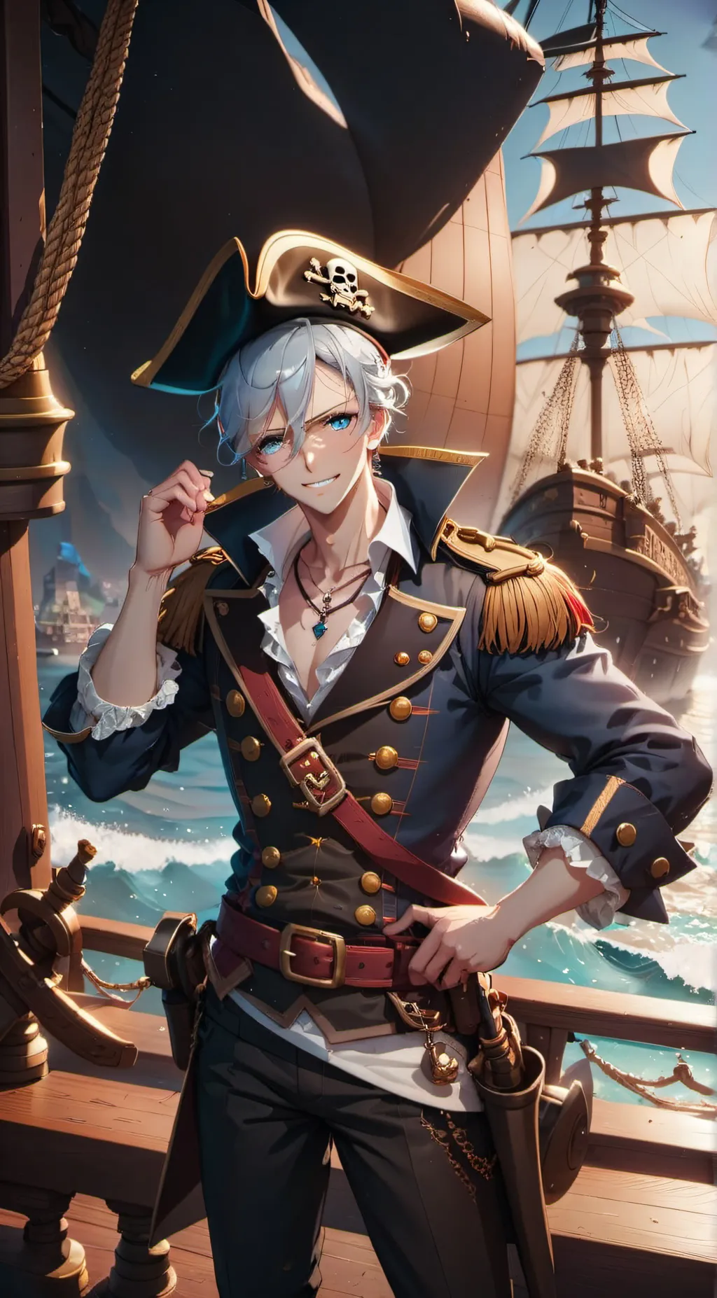 ai character: Captain Mattew background