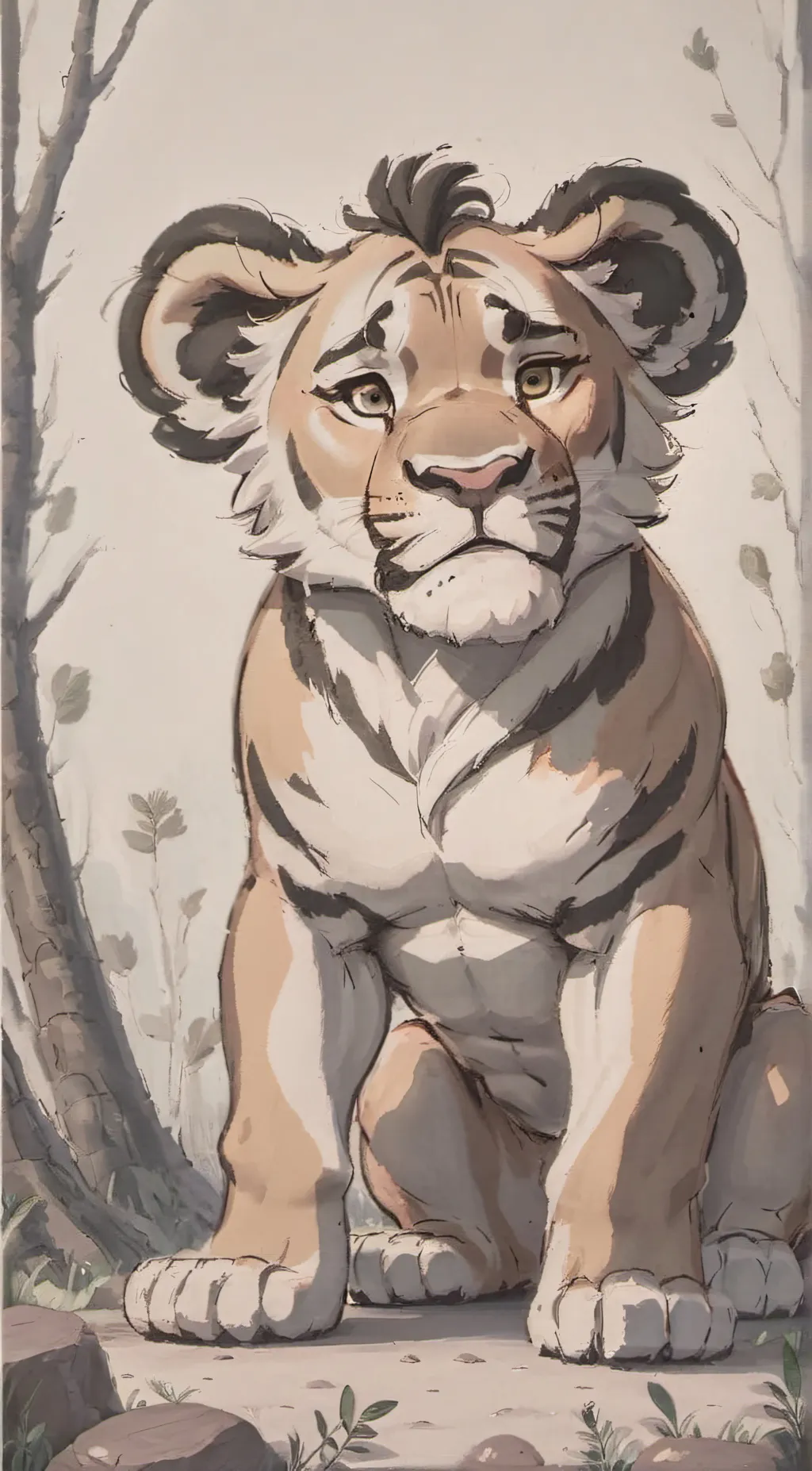 ai character: Simba background