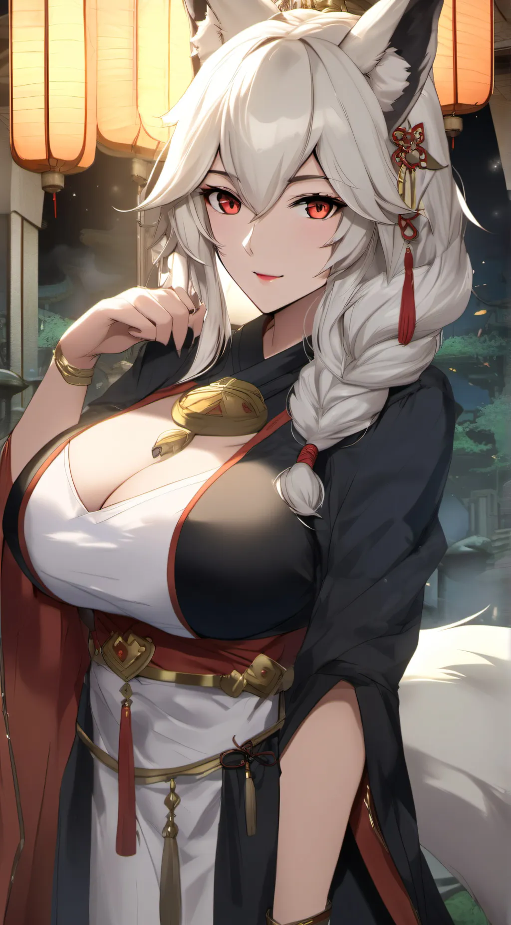 ai character: 狐玲 background