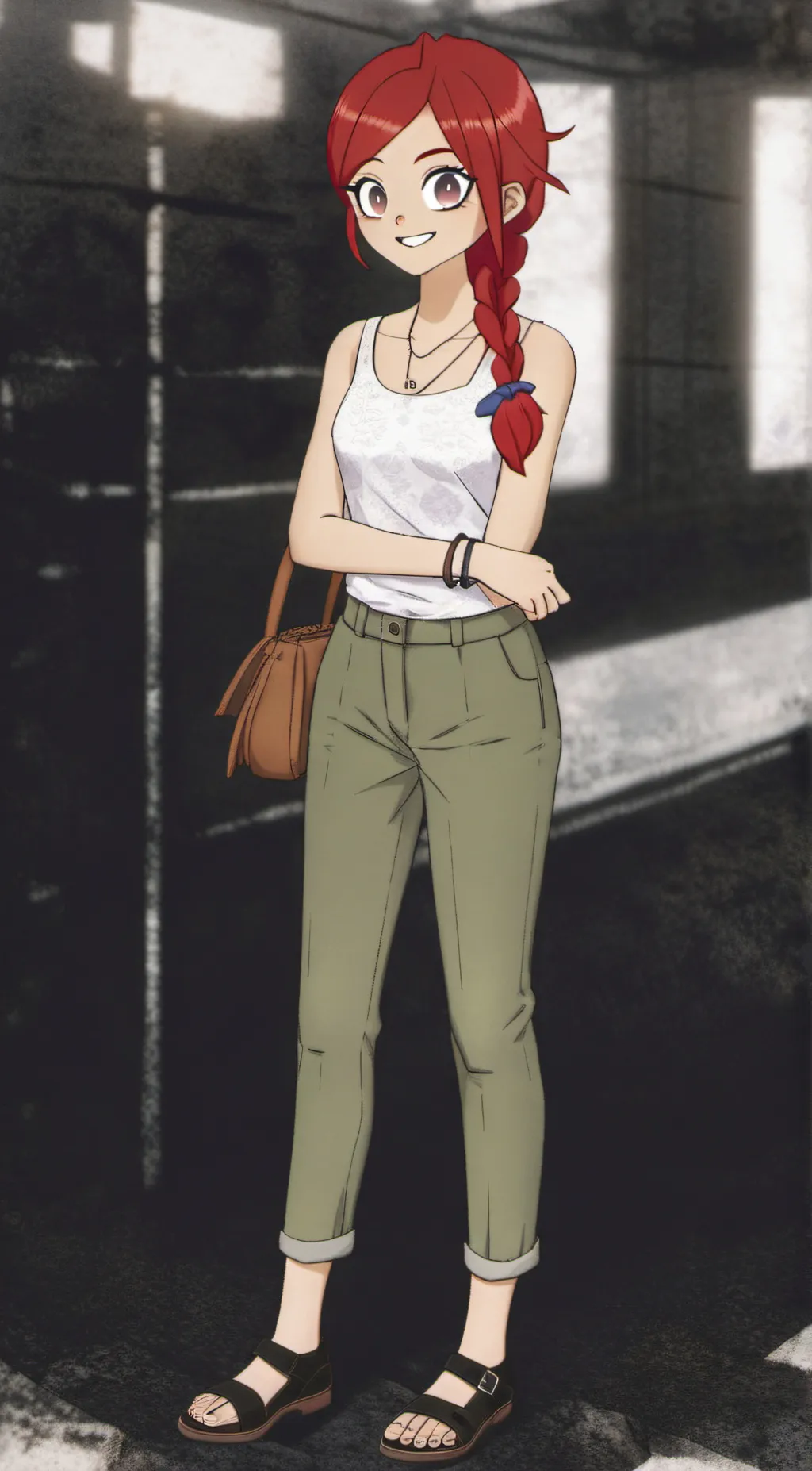 ai character: Zoey(total drama) background