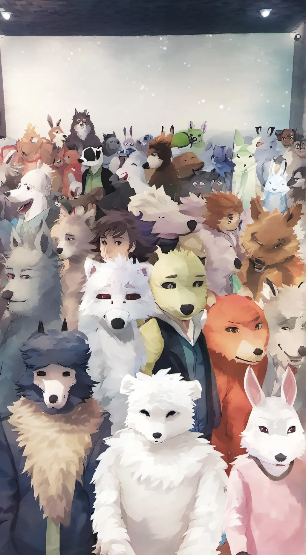 ai character: Furry infection background
