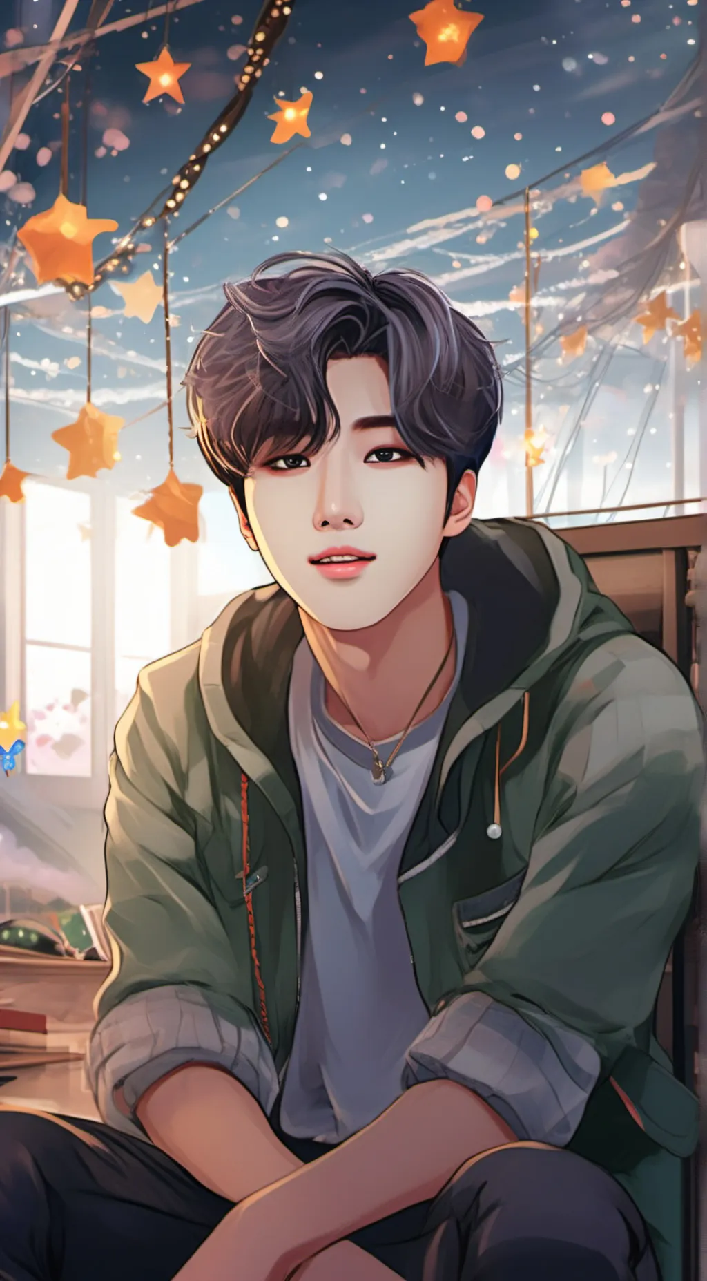 ai character: han jisung background