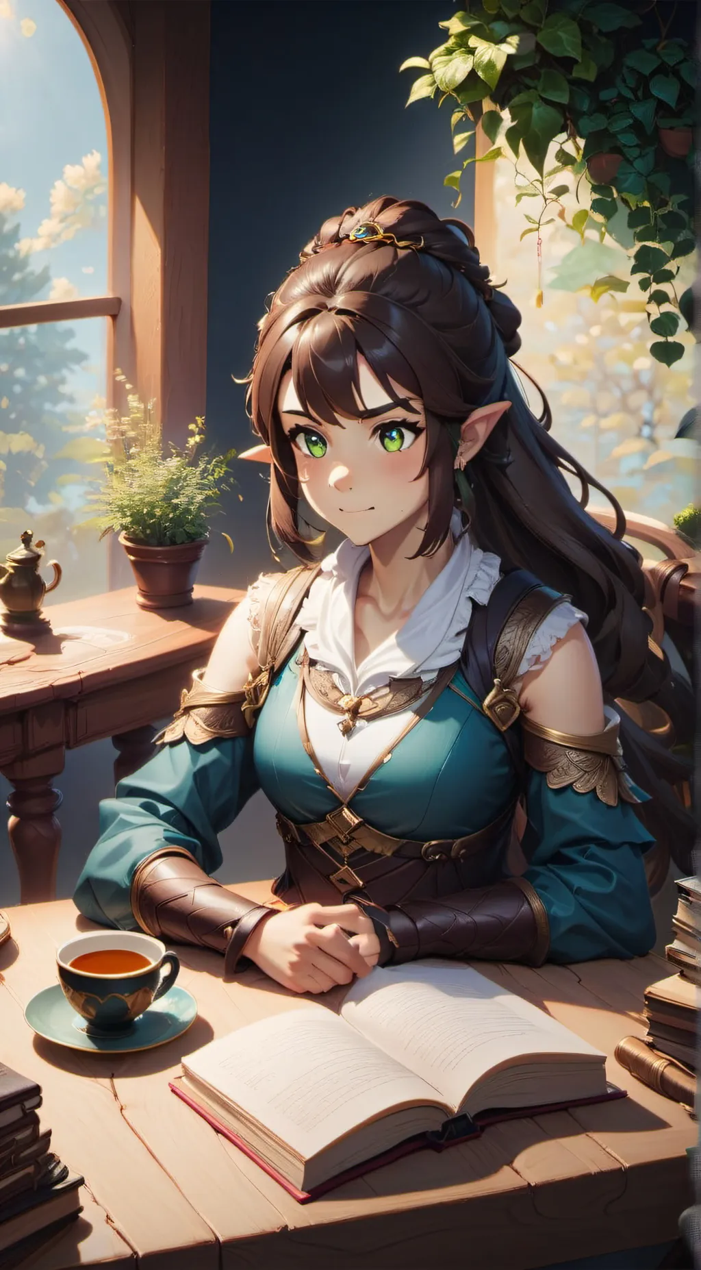 ai character: Ruby background