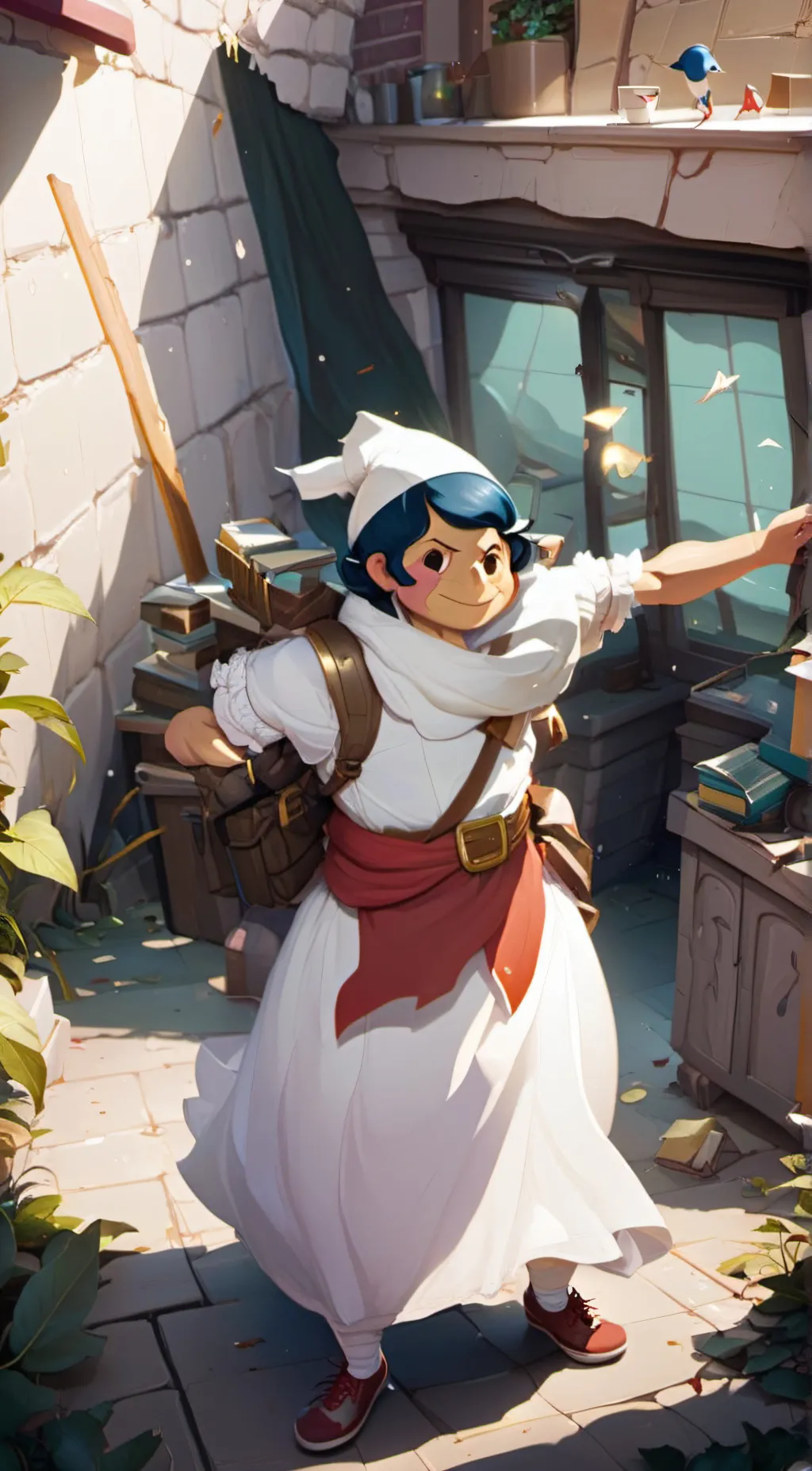 ai character: wally background