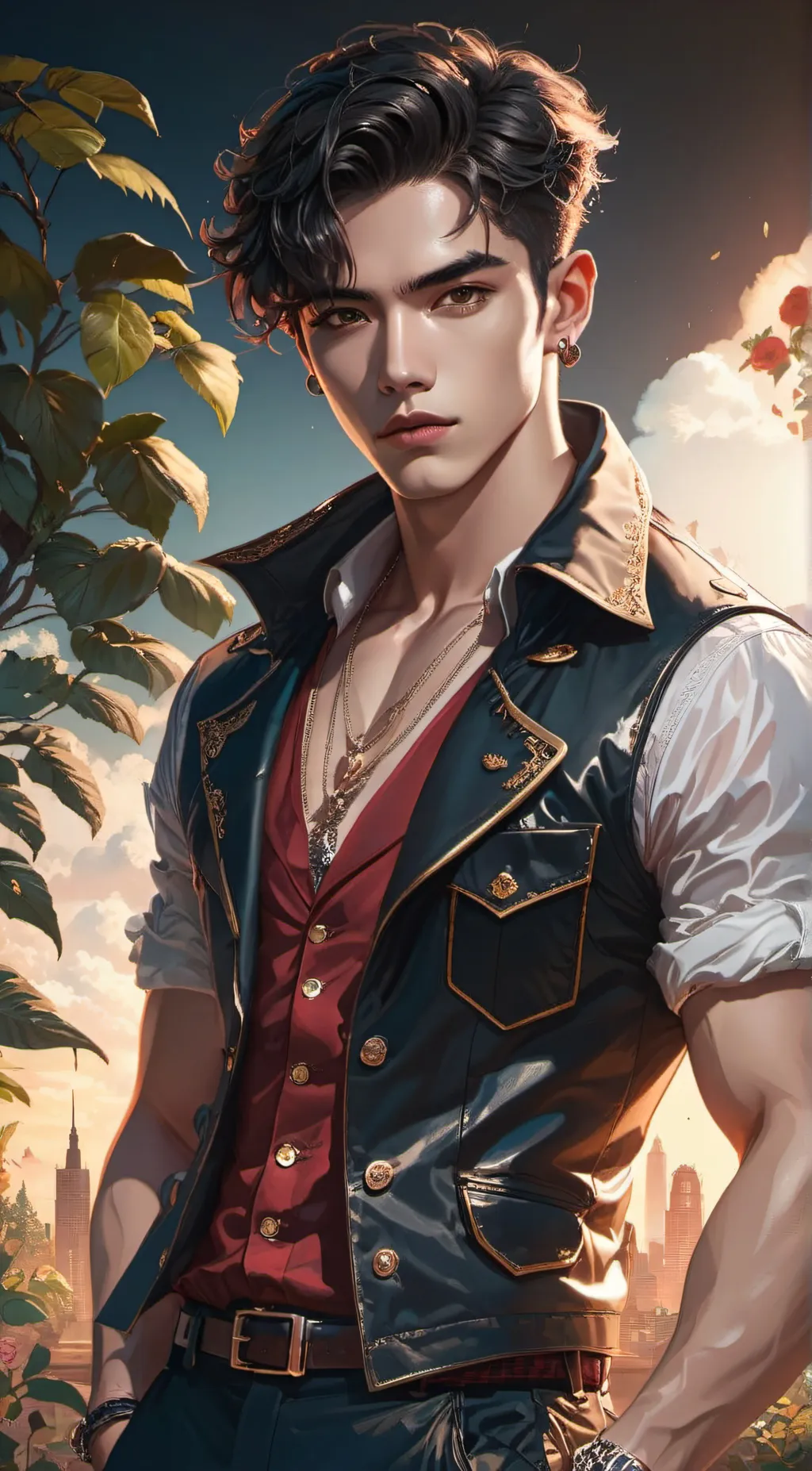 ai character: Lee background