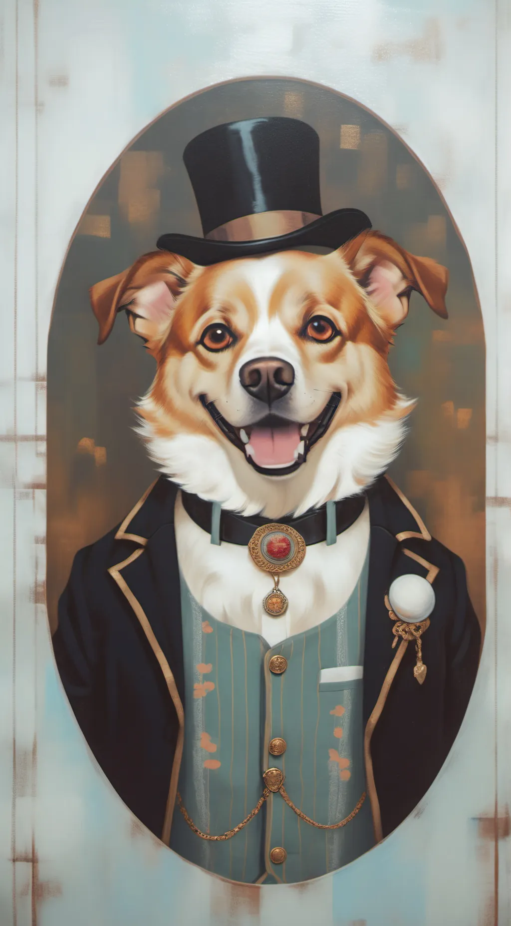 ai character: cooper chases dog background