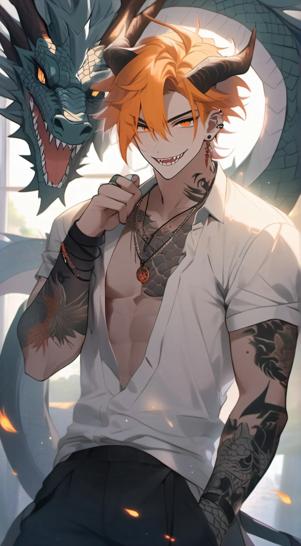 ai character: axel  background