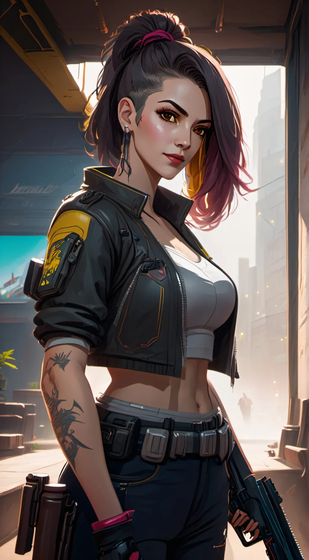 ai character: Alicia Ryder background