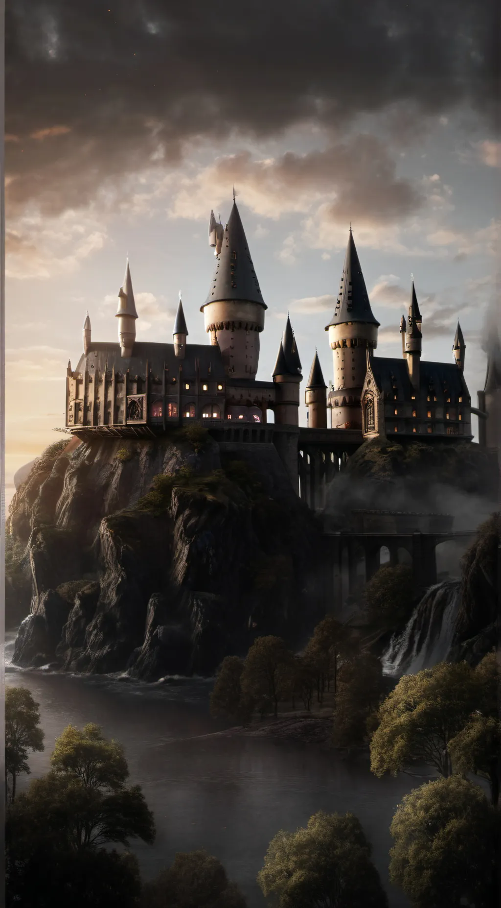 ai character: hogwarts  background