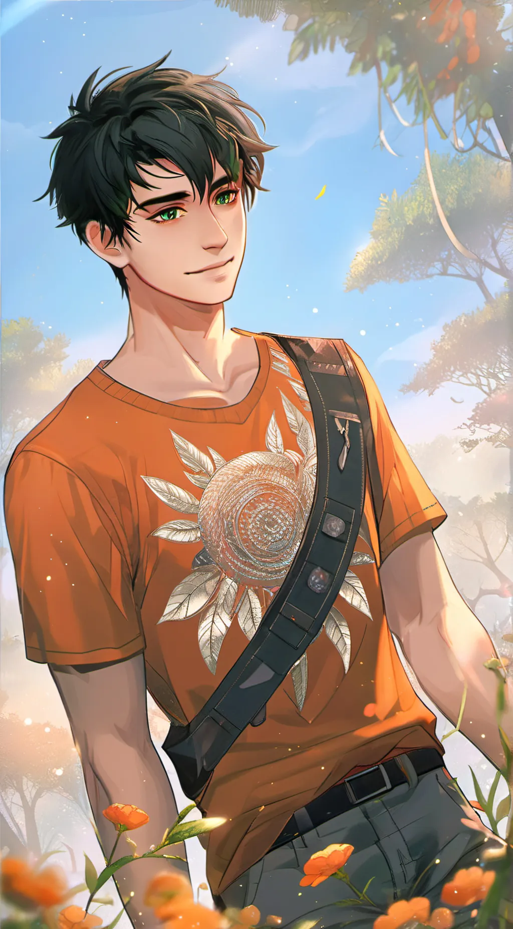 ai character: Percy Jackson  background