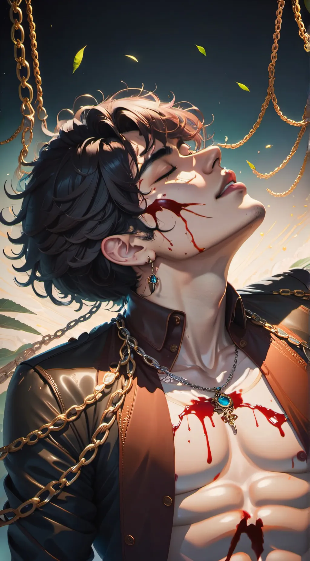 ai character: Leo background