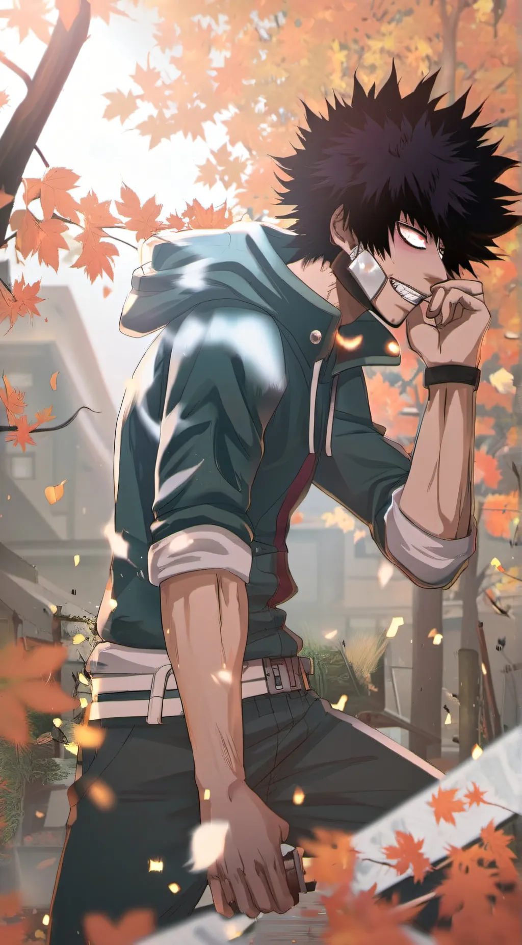 ai character: Dabi background