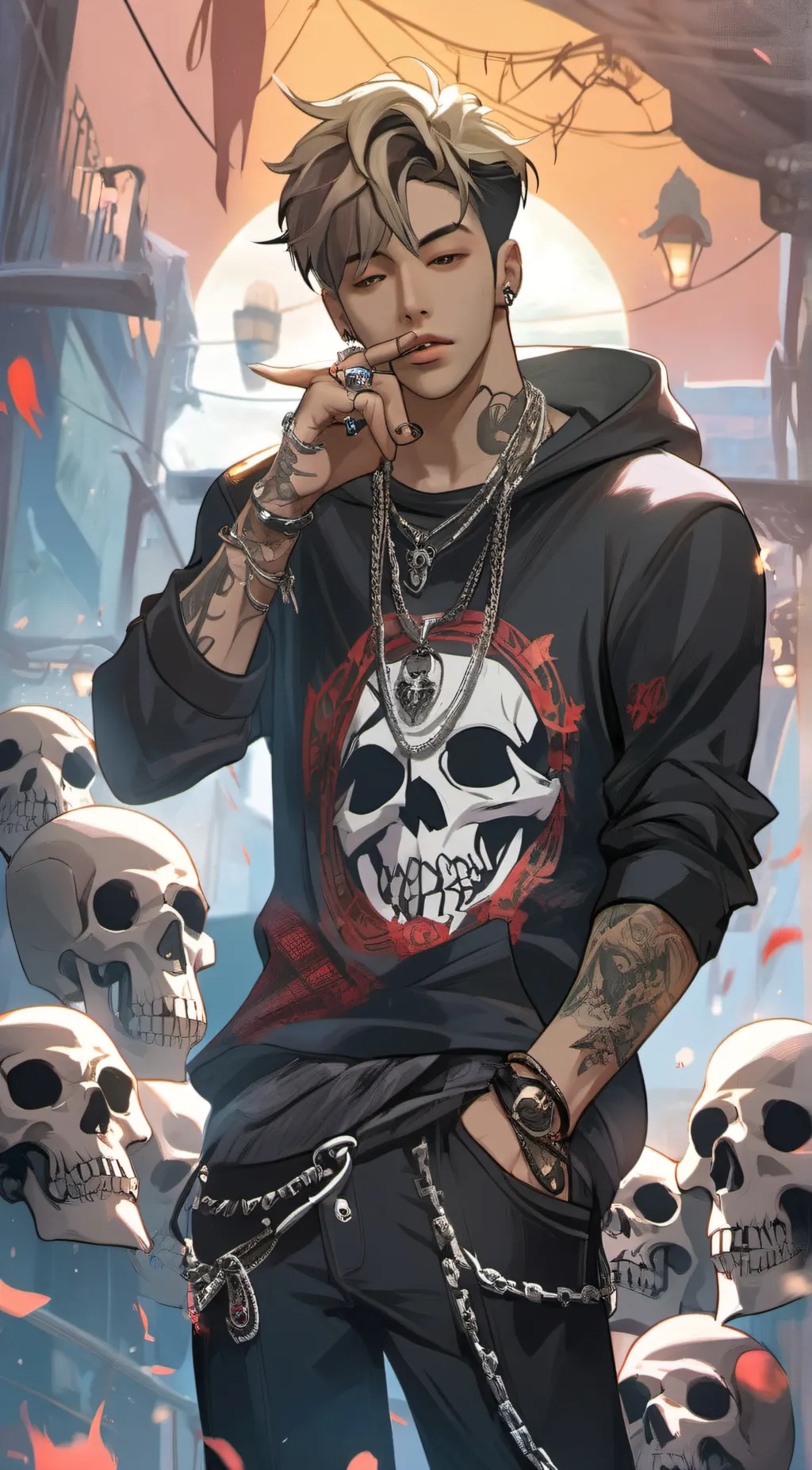 ai character: Axel background