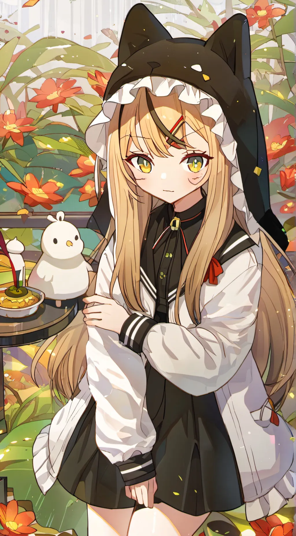 ai character: Ash  background