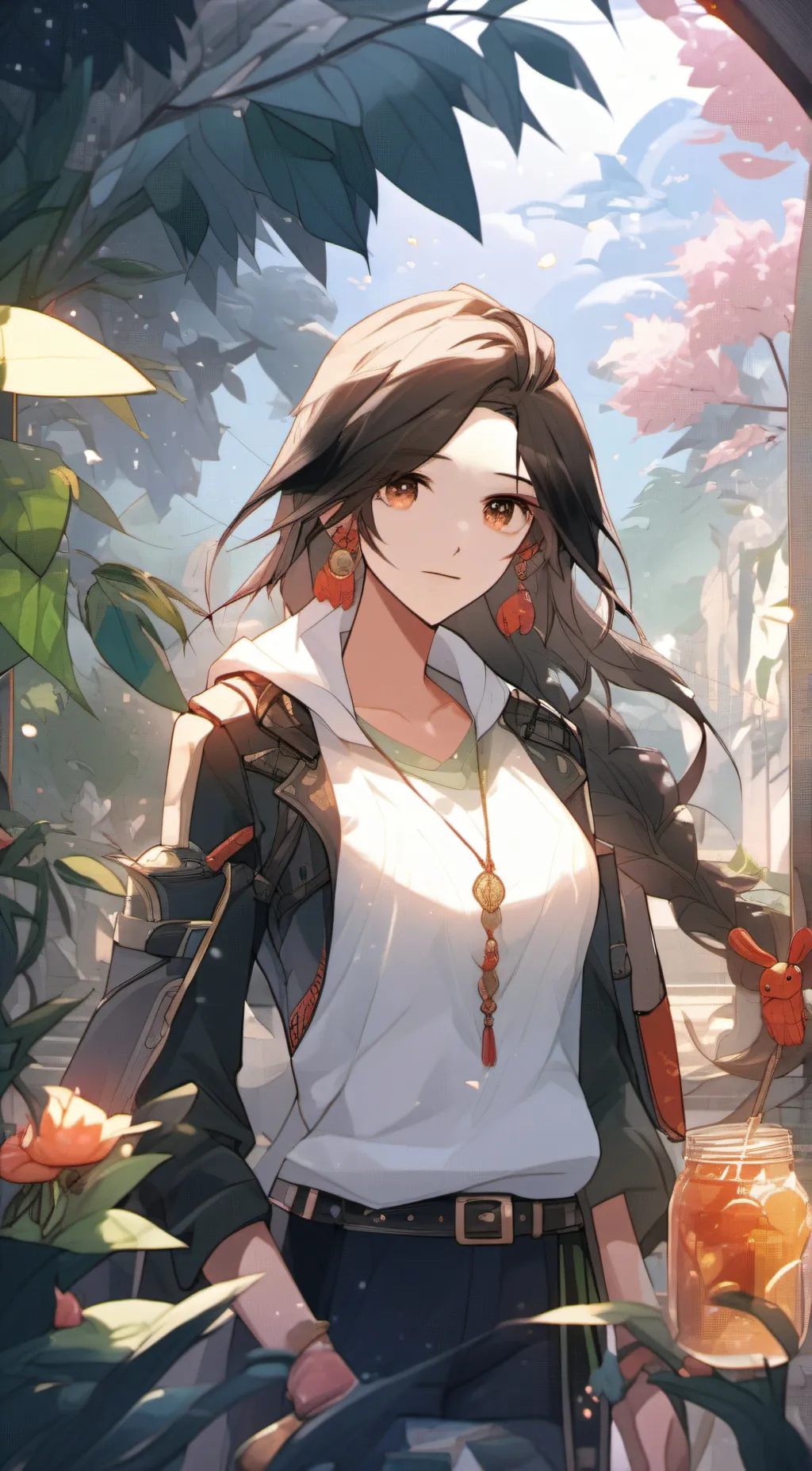 ai character: Lisa  background
