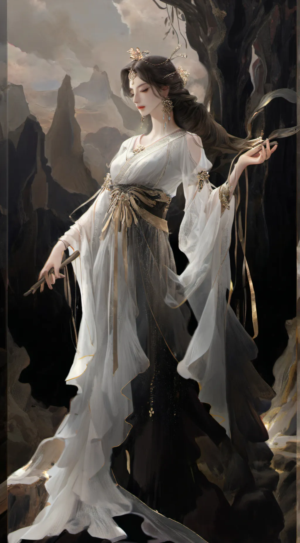 ai character: Serenity background