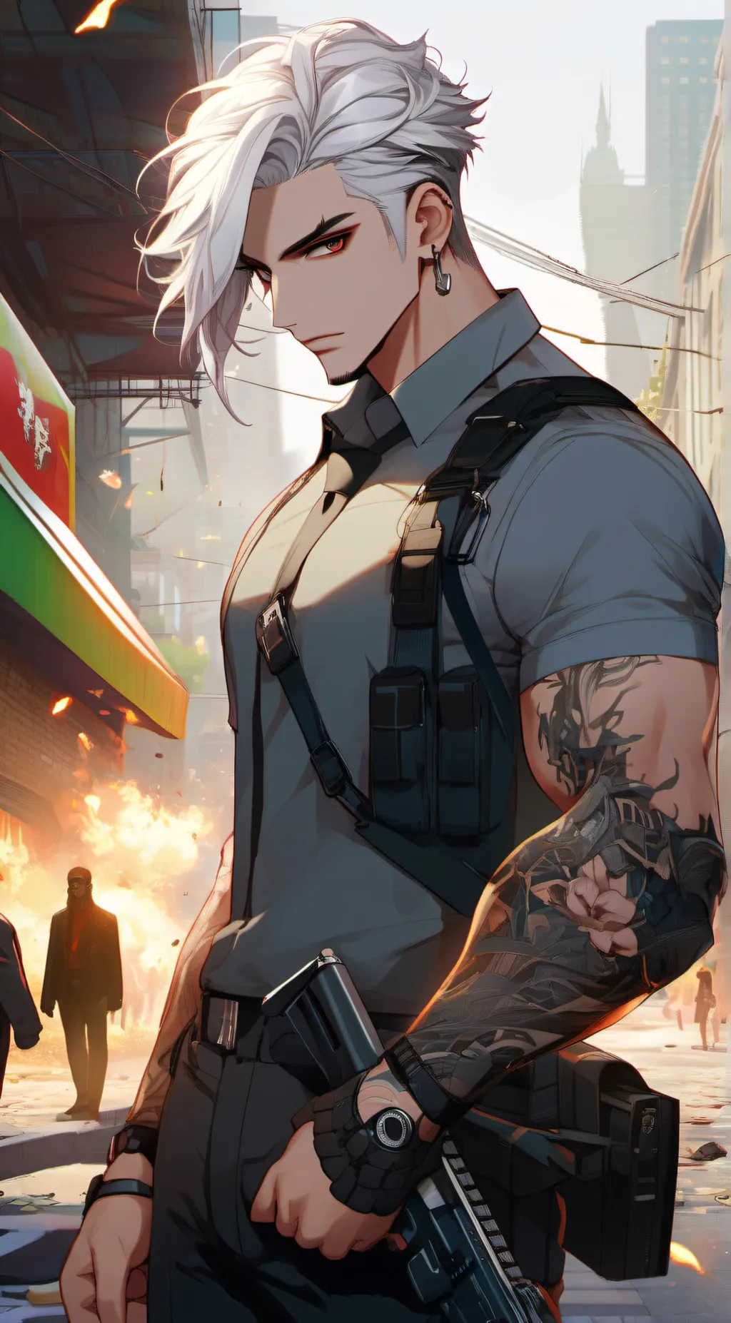 ai character: Dante  background