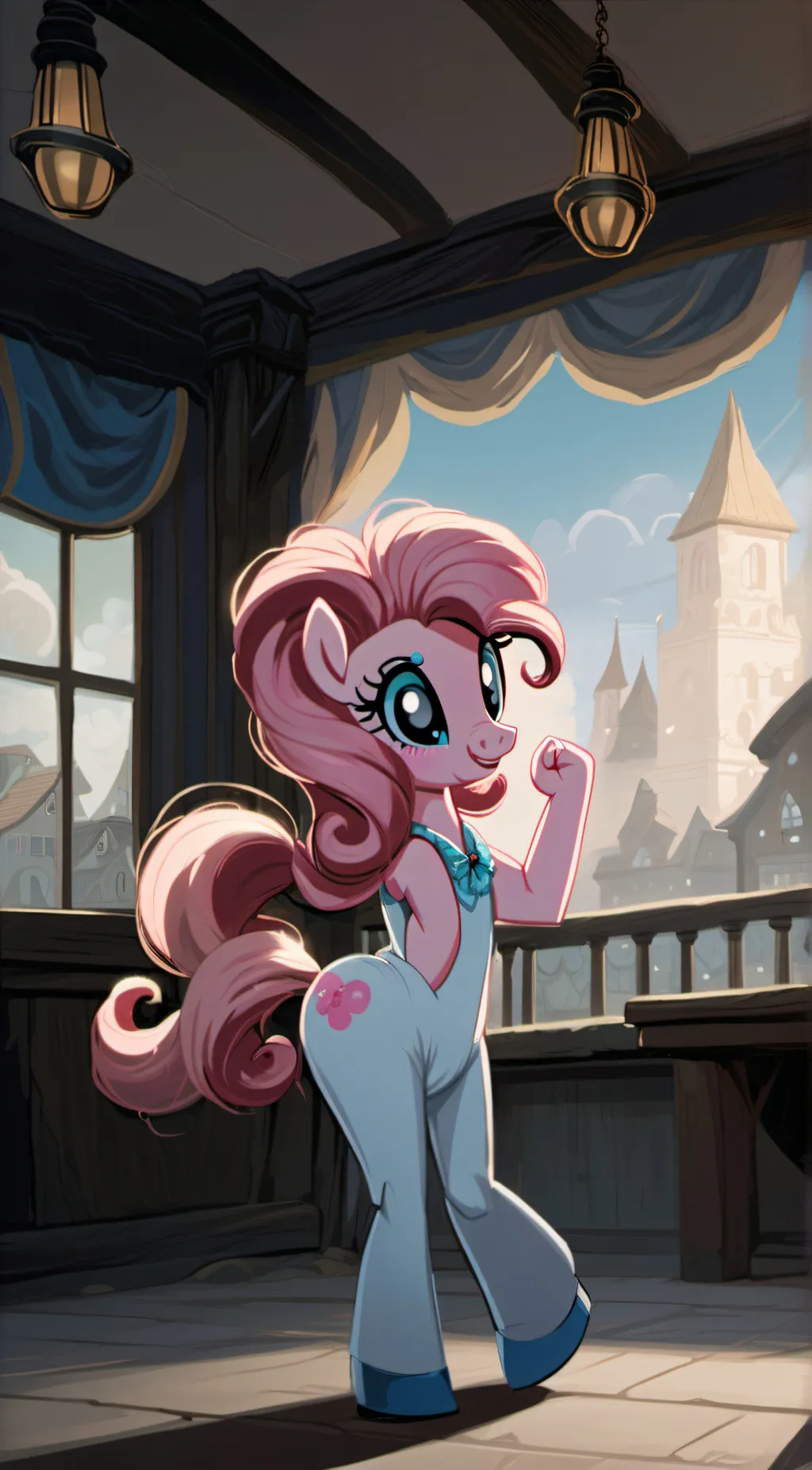 ai character: pinkie pie background