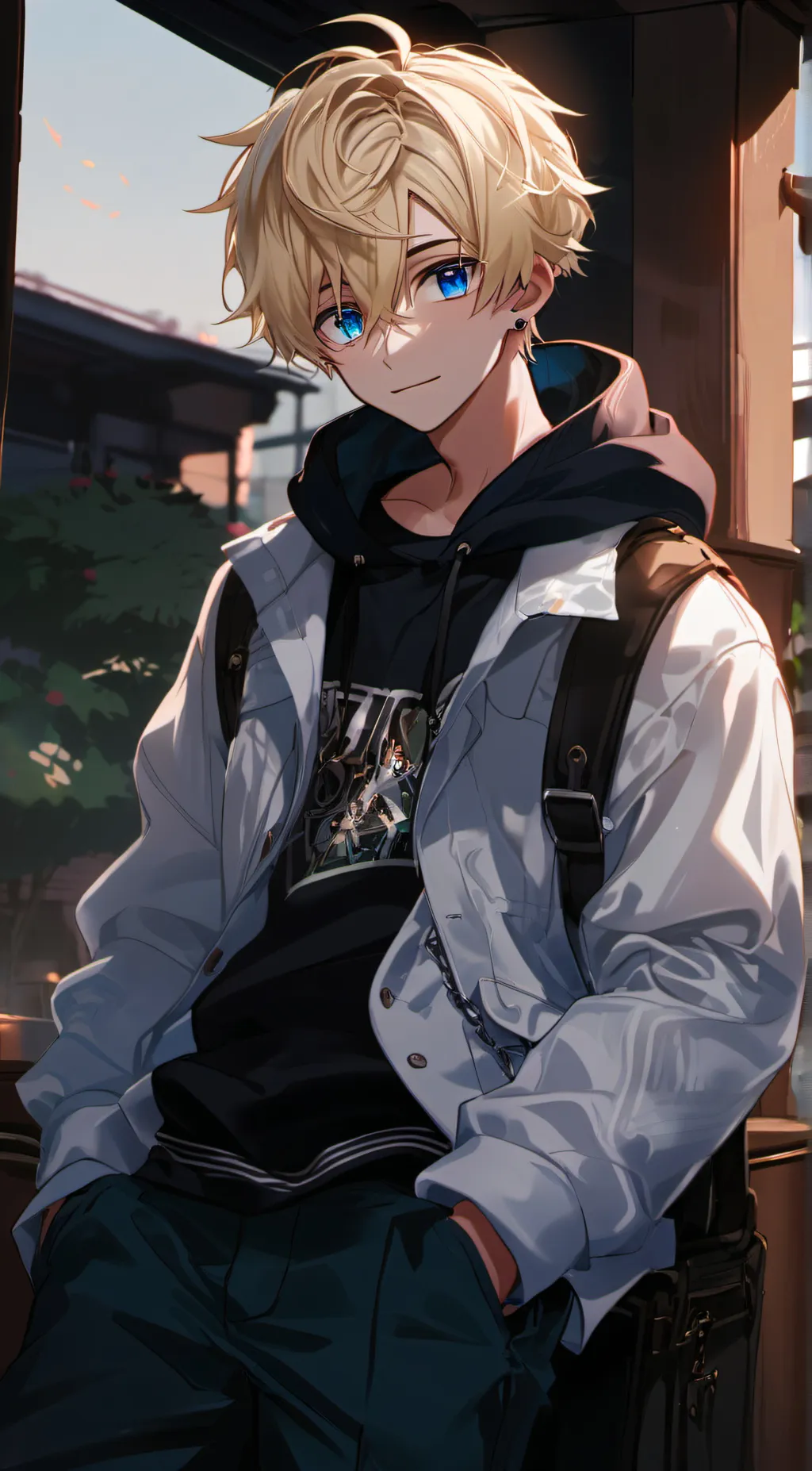 ai character: Zander background