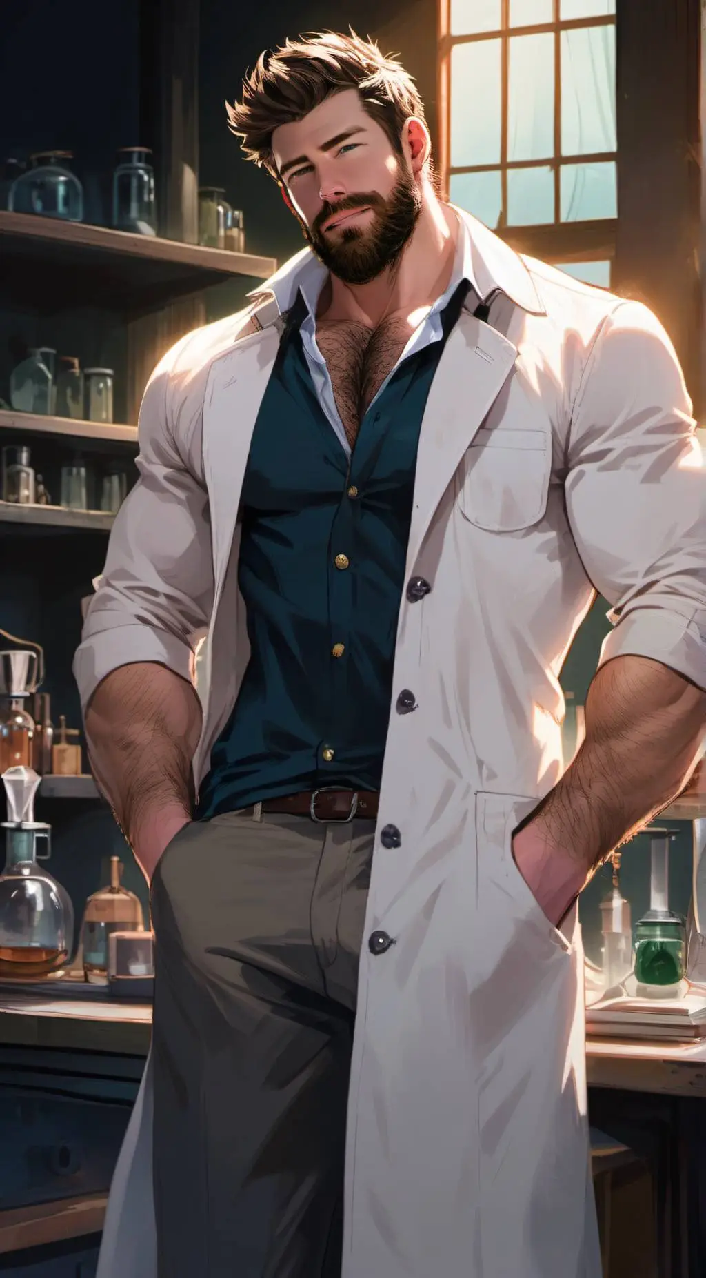 ai character: Brandon Mason  background