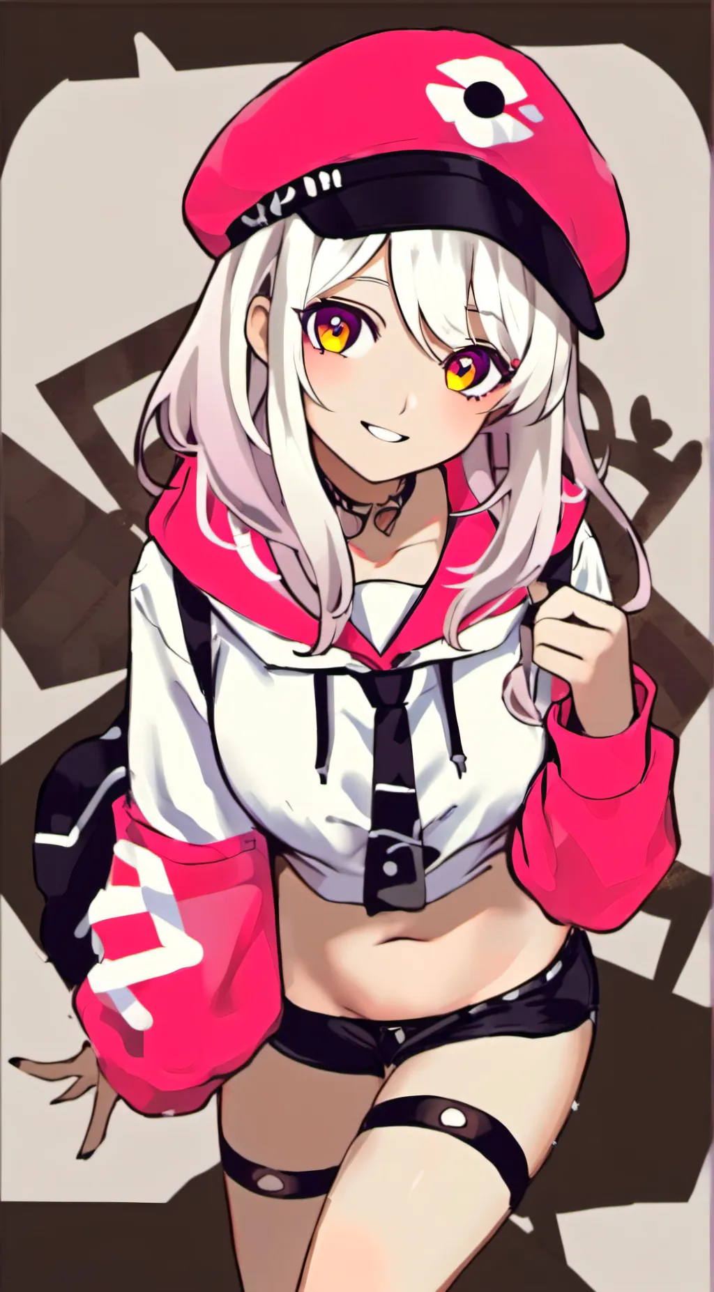 ai character: •Blossom• background
